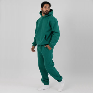 Tuta da Jogging Personalizzata per <span class=keywords><strong>Donna</strong></span> in Cotone e Poliestere <span class=keywords><strong>Oversize</strong></span> con Felpa con Cappuccio e Logo Ricamato, Taglia Unica Unisex - Product Image 3