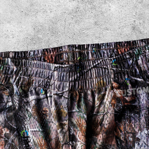 Pantalones Cortos Deportivos para Hombre de Alta Calidad, Estampado Retro Camuflado, Serigrafía, Malla de Poliéster/Algodón, Logotipo Personalizado en la Parte Delantera, Transpirables y Ecológicos - Product Image 4