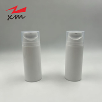 Flacon vide en PP blanc mat écologique de 20 ml avec pompe hermétique pour crème, gel, cosmétiques, emballage de sous-conditionnement
