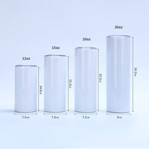 Modern Portable Slim Stainless Steel Thermos Cup Cross-Border Wholesale Double Wall Vacuum <strong>Sublimation</strong> <strong>Tumbler</strong> Metal - Product Image 6
