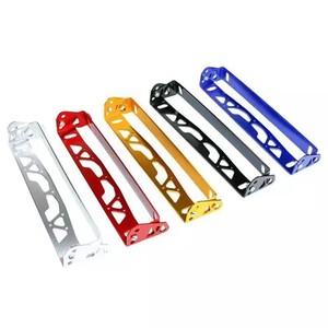 Soporte de matrícula de aluminio de 205 mm con abrazadera y ángulo ajustable para modificación de automóviles - Product Image 3