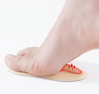 Ventes directes d'usine éponge tissu épaississement avant-pied soulagement de la douleur semelle chaussures coussinets pour chaussures à talons hauts