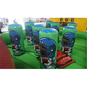 Château gonflable personnalisable sur le thème du football américain avec jeu <span class=keywords><strong>de</strong></span> lancer et attractions gonflables <span class=keywords><strong>de</strong></span> basketball à <span class=keywords><strong>louer</strong></span> - Product Image 5