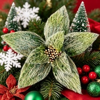 Premium Künstliche Weihnachtsblumen für Weihnachtsgirlanden und -kränze