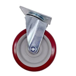 Verschiedene Größen Doppel kugellager rollen und Rad <span class=keywords><strong>5</strong></span> Zoll rote PVC-Rollen - Product Image 1