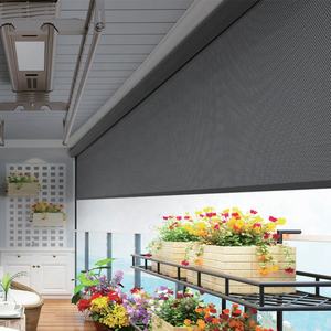 Persianas enrollables con cremallera para exteriores, pantalla de tela impermeable, persianas decorativas, <span class=keywords><strong>comprar</strong></span> rodillo - Product Image 1