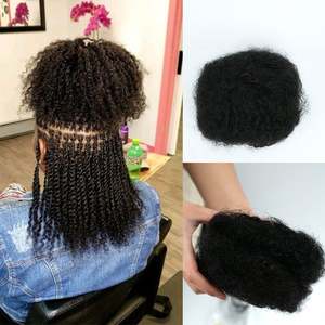 Extensiones de Cabello Humano Brasileño 100% Natural, Rizado Afro, Remy, Suave, para Trenzas y Dreads - Product Image 2