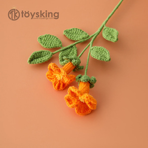 Cành hoa lingxiao có sự ngưỡng mộ uy nghi của ngôn ngữ hoa Ngày nhà giáo ngày của mẹ để gửi người lớn tuổi sợi - Product Image 3