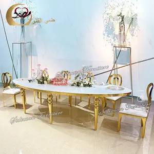 Dining table set 8 chairs stainless steel legs white glass table dining