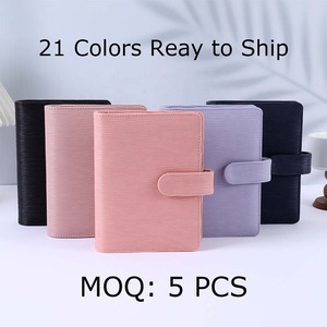 Yihe Tốt Nhất Bán 21-Màu Sắc Saffinano Epi Da Vàng Nhẫn A6 Tiền Ngân Sách Ví Chất Kết Dính Lỏng Lá Kế Hoạch Tài chính Máy Tính Xách Tay - Product Image 2