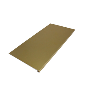Plaque <span class=keywords><strong>en</strong></span> aluminium anodisé satiné or antique profond 5052 5005 de 1 mm à 3 mm avec AA25 pour musées et bâtiments culturels haut de gamme - Product Image 5