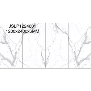 Azulejos de porcelana ultradelgados de inyección de tinta, estilo lamina, cerámica, 5,5mm, para materiales de construcción