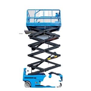 Hot bán 8M 10m 12M 14m 15M nâng chiều cao tự hành thủy lực đầy đủ điện Scissor Lift nền tảng nâng bảng - Product Image 3