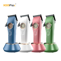 Koofex KF-6605 OEM/ODM tondeuse de barbier professionnelle à moteur vectoriel haute vitesse 11500RPM Lager capacité 2400mAh batterie tondeuse à cheveux