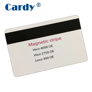 Cartão de PVC com Chip S50 S70 personalizado de fábrica com tarja magnética HiCo2750oe LoCo 300oe RFID/NFC Cartão de Pagamento