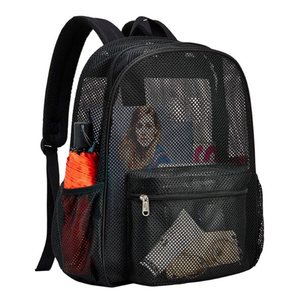 <span class=keywords><strong>Sac</strong></span> à <span class=keywords><strong>dos</strong></span> en maille tendance avec fermeture éclair, léger et durable, 20-37L, pour étudiants, trajets quotidiens, natation, voyage, plage, sports de plein air LK04-408 - Product Image 5