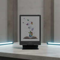 TOPJOY Pembaca Ebook Android 6 Inci dengan Mikrofon, Wi-Fi, Layar Sentuh Kapasitif, Tanpa Pena Elektromagnetik untuk Pelajar