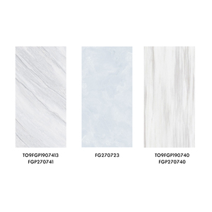 กระเบื้องหินอ่อนสีเงินเทาขนาด 60*60 ซม. สำหรับปูพื้นและผนังทั้งหลัง พร้อมบริการออกแบบ 3 มิติฟรี ผิวมันเงา ทนต่อคราบสกปรก - Product Image 4