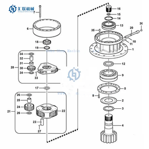 <span class=keywords><strong>Bearing</strong></span> Roller <span class=keywords><strong>Excavator</strong></span> 320C, <span class=keywords><strong>Bearing</strong></span> Gearbox Reduksi Motor Putar Perangkat <span class=keywords><strong>Swing</strong></span> 320D, <span class=keywords><strong>Bearing</strong></span> Poros Penggerak <span class=keywords><strong>320B</strong></span> - Product Image 4