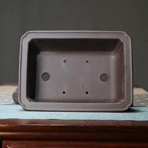 Vaso per Bonsai Fatto a Mano di Yixing Fioriera Vaso per Bonsai in Ceramica Vaso per Bonsai in Argilla Viola Vaso in Ceramica non Smaltata per Piante - Product Image 5