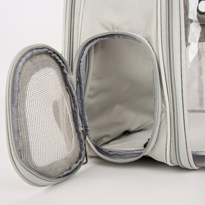 Mochila de <span class=keywords><strong>Transporte</strong></span> para <span class=keywords><strong>Mascotas</strong></span>, de Lujo, Transparente, de PVC, Portátil, para Viajes al Aire Libre, de Gran Capacidad, Resistente - Product Image 5