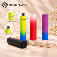 Flacon testeur de parfum mini 10 ml en PETG, tube pulvérisateur transparent rechargeable, atomiseur d'échantillon pour parfum
