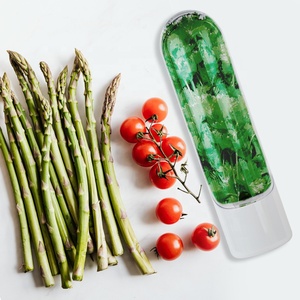 Gloway Refrigerator Herb And Spice Storage Transparent Jar <strong>Container</strong> Tools Herb Savor Pod For Keep <strong>Basil</strong> Mint Dill Freshness - Product Image 6