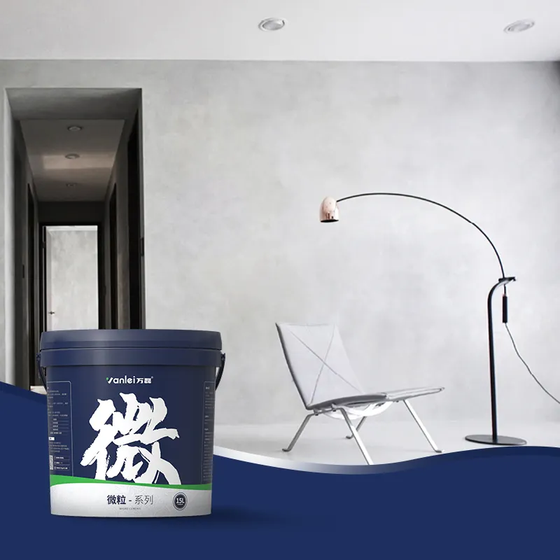 Wanlei Attractive Price Double Component Microcement One Kit Cover 15-20 Square Meters Micro Cement Paint