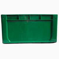 Boîte à vin en plastique marron 12 bouteilles pour emballage de bière et de vin Boîte d'emballage en plastique durable pour usage industriel Chemi
