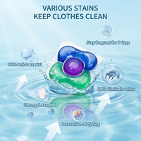 Capsules de lessive écologiques jetables de haute qualité pour le lavage quotidien des vêtements, nettoyage facile, toutes les taches, protection des vêtements