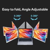 Monitor Portátil de Doble Pantalla con Dos Pantallas IPS Desmontables de 15.6 Pulgadas, Full HD, Sin Controlador, Disponible para OEM/ODM