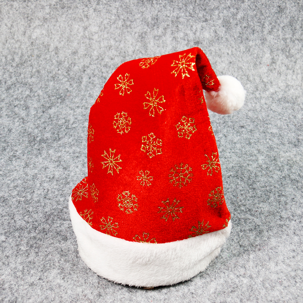 Flocons de neige rouges