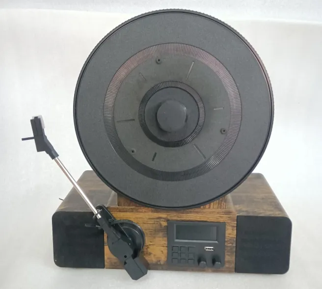 Schlussverkauf vertikaler Plattenspieler bluetooth tragbarer Vinyl-Tonaufnahme-Recordplayer