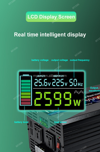 MYAMI Onduleur solaire de voiture à onde sinusoïdale pure hors réseau avec <span class=keywords><strong>chargeur</strong></span> de batterie 10000W puissance de crête DC <span class=keywords><strong>12V</strong></span> 24V 48V à AC <span class=keywords><strong>220V</strong></span> UPS 110V - Product Image 3