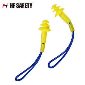 Tapones para los oídos con reducción de ruido de fábrica industrial, dispositivo antiruido especializado, protección, tapones para los oídos de cuerda reutilizables - Product Image 2