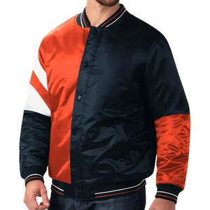 Chaqueta de Lona Satinada de Moda con Letras Bordadas, a Bajo Precio, Nuevo Diseño, Chaqueta de Invierno para Hombre con Cuello Alto, Resistente al Viento y Ecológica - Product Image 4