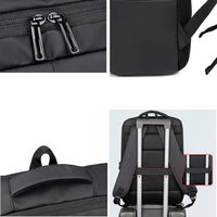 Sac à dos pour ordinateur portable en tissu Oxford imperméable de grande capacité, haute qualité, avec logo personnalisé, pour homme, avec port USB, idéal pour les voyages d'affaires et le travail