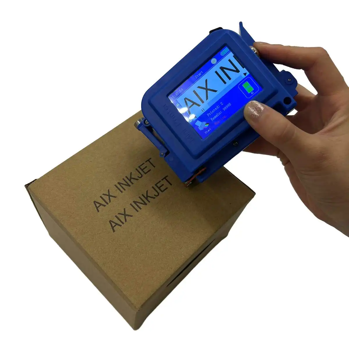 AIX Printer Mobile Color Mini Handheld Inkjet Printer Portable Wifi Printers with PrinCube phon