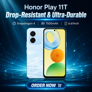 NEU Eingetroffen 2026 <span class=keywords><strong>Honor</strong></span> Play 11T Mobiltelefon, Sturzsicher & Extrem Langlebig, 6,61-Zoll-Bildschirm, 7500mAh Akku, Snapdragon Gen4 - Product Image 1