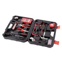KAFUWELL H14001A Ensemble d'outils multifonctionnels pour la maison, 118 pièces, étui inclus, OEM disponible, garantie 1 an, comprend pince, clé, ruban à mesurer