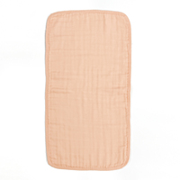 En gros, Bavoirs et lingettes d'épaule pour bébé en coton de bambou biologique, couleur unie, super doux, respirants, à séchage rapide, en mousseline, type couche