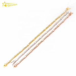 Bling jewelry vendita calda speciale ovale moisannite tennis <span class=keywords><strong>bracciali</strong></span> donna bracciale in <span class=keywords><strong>argento</strong></span> sterling 925 - Product Image 3