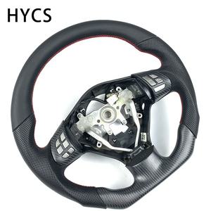 Volante de fibra de carbono para <span class=keywords><strong>Subaru</strong></span> WRX <span class=keywords><strong>STI</strong></span>, volante para Interior de coche de carreras, JDM, mate, auténtico, gran oferta - Product Image 3