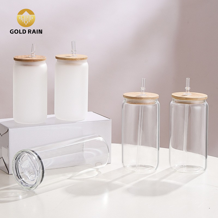 16oz snow globe Heat Thermal Coating Transfer Water Clear Frosted