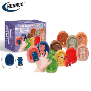 Oeuf de dinosaures appariement jouets Montessori bébé Silicone souple jeu assorti jouets sensoriels pour le développement précoce motricité fine - Product Image 6