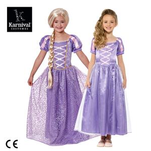 ODM seluruh penjualan Halloween TV & Film terinspirasi kostum putri untuk anak perempuan peri Rapunzel berdandan pakaian untuk anak-anak - Product Image 5