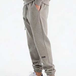 Pantalon de <span class=keywords><strong>jogging</strong></span> pour homme de haute qualité, coupe ample, personnalisable, en tissu molletonné en coton, idéal pour l'automne et l'hiver - Product Image 4