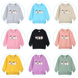 Vêtements pour enfants garçons et filles automne-hiver, pull-over pour garçons et filles, col rond, <span class=keywords><strong>sweat</strong></span>-shirt pour tout-petits, bébé, pour <span class=keywords><strong>Halloween</strong></span> - Product Image 4