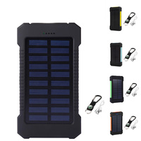 Tendance Produit 2025 Nouvelle Arrivée OEM Logo Portable Chargeur Powerbank Solaire Mobile Alimentation 10000mah Power Bank Solaire