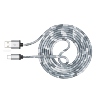 20W 60W Câble de bonne qualité en cuir PU certifié de sécurité Usb vers type c Charge rapide Câble de données type c 3ft 6ft vente en gros